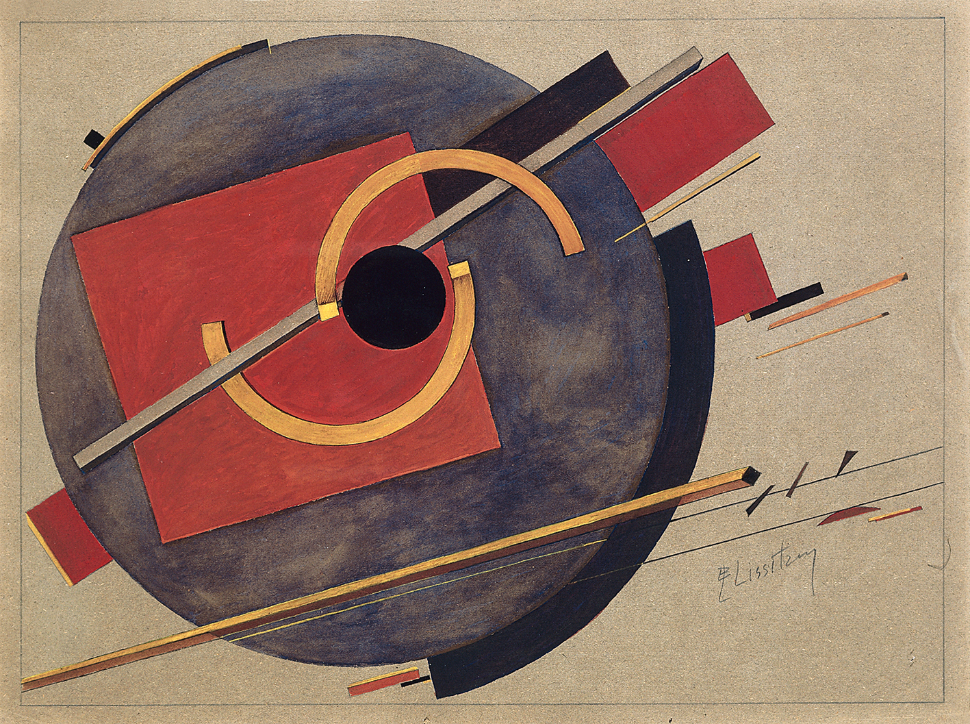 preliminary-sketch-for-a-poster-el-lissitzky-1920