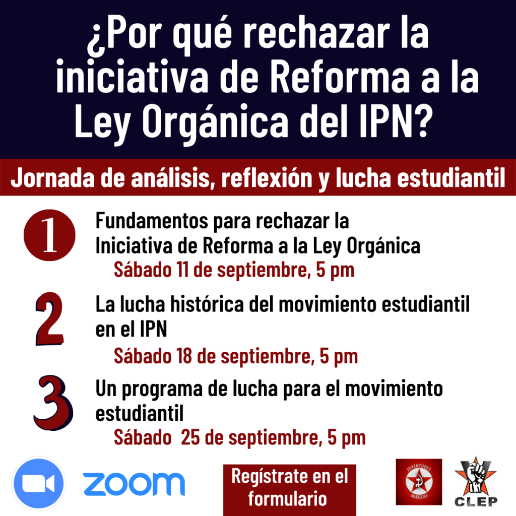 Respecto a la imposición de la reforma a la Ley Orgánica del Politécnico