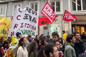 La huelga general paraliza Portugal