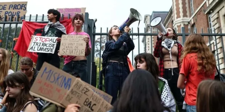 Francia: ¡La lucha en las escuelas secundarias nos muestra el camino!