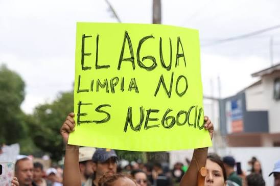 La lucha contra la privatización del agua en Guadalajara
