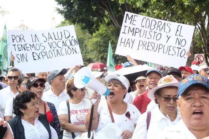 Los trabajadores de la salud de Puebla se unen a la lucha sindical 