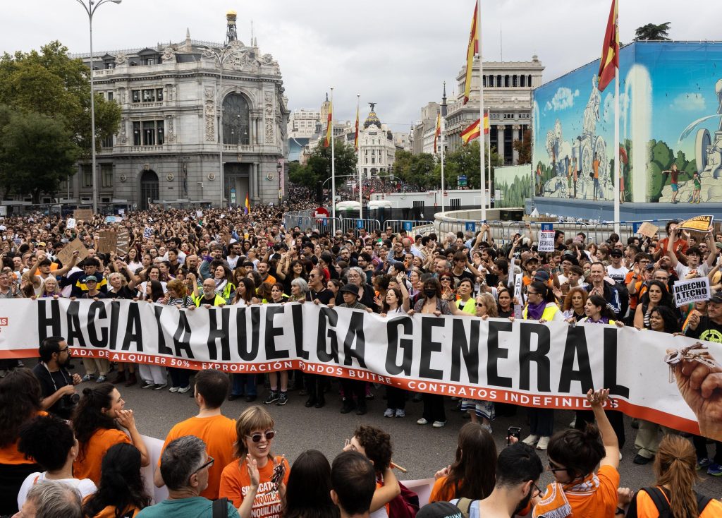 Tras el éxito de las movilizaciones por la vivienda ¡hace falta una huelga general, ya!